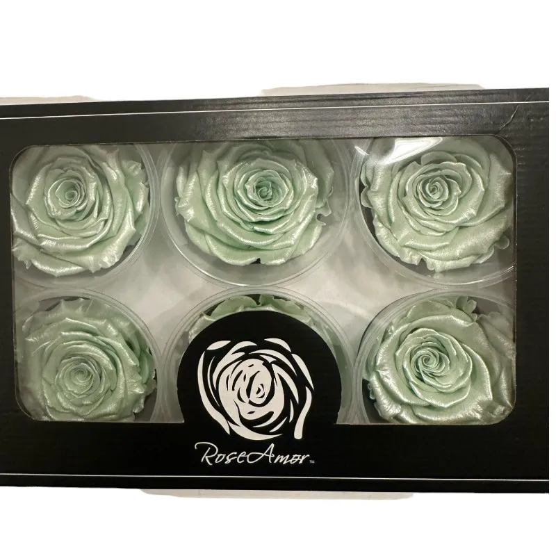 Preserved roses satin green - Image 3