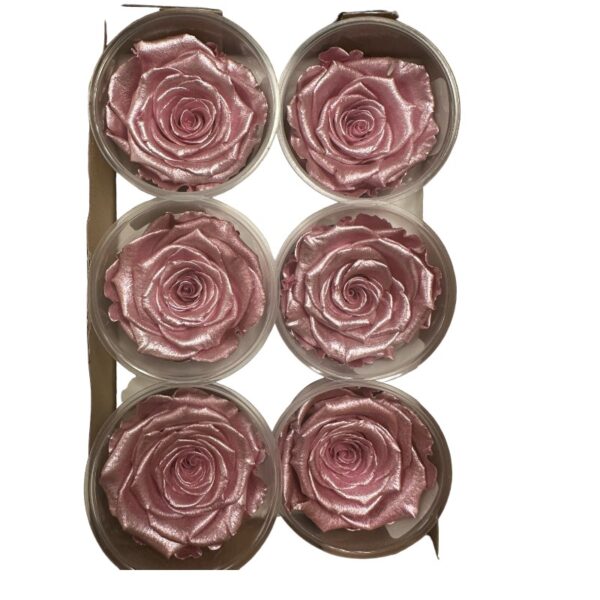 Preserved roses old pink/metallic - Image 2