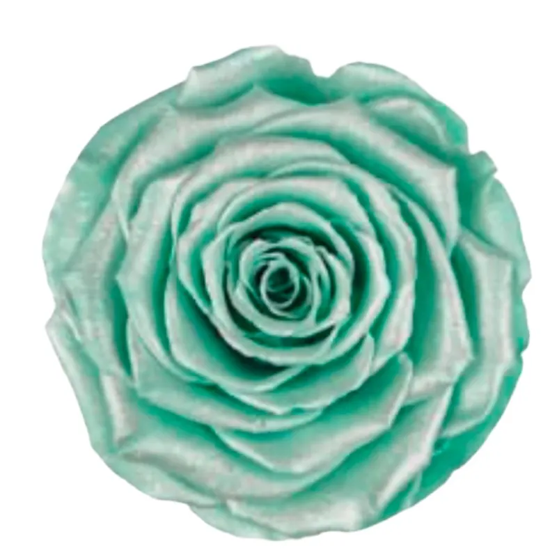 Preserved roses satin blue Roseamor